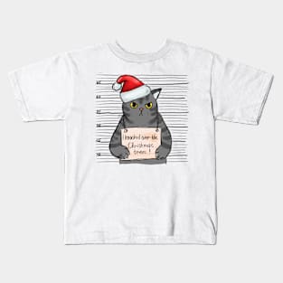 I Knocked Over the Christmas Tree Kids T-Shirt